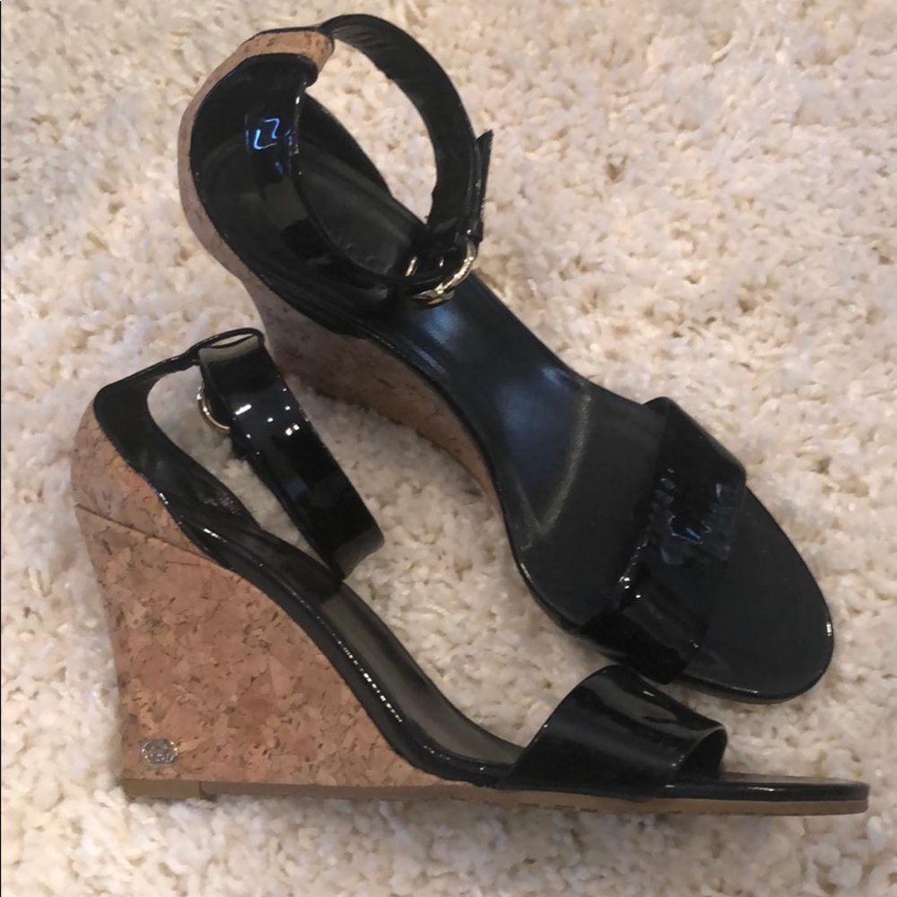 Gucci Cork Wedges, Like New Condition (worn 1x)